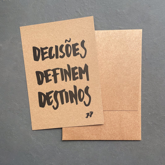 Cartão Presente: Decisões definem destinos