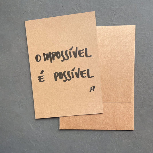 Cartão Presente: O impossível é possível